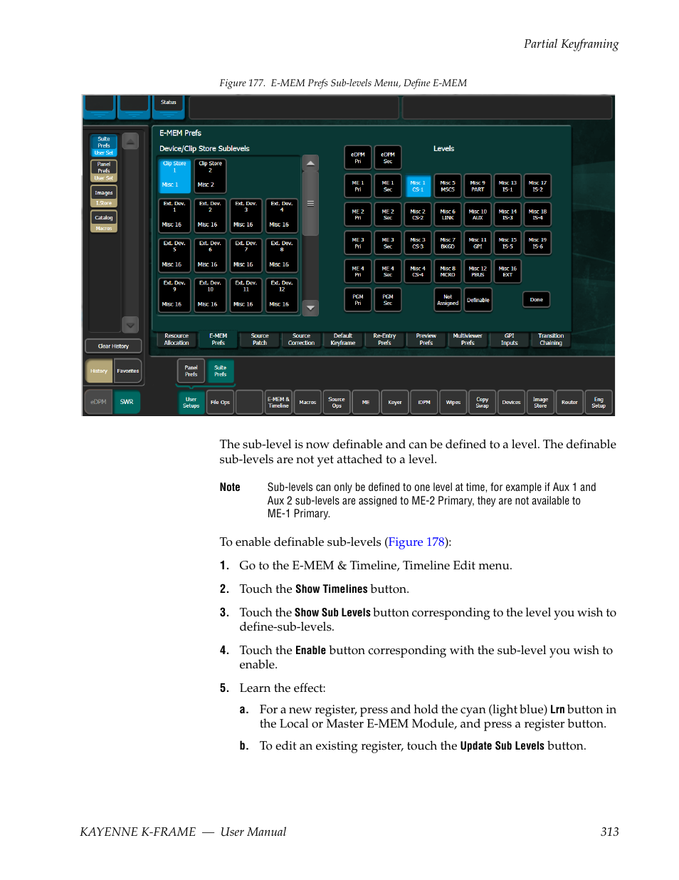Make definable, Figure 177 | Grass Valley Kayenne K-Frame v.7.0 User Manual | Page 313 / 460
