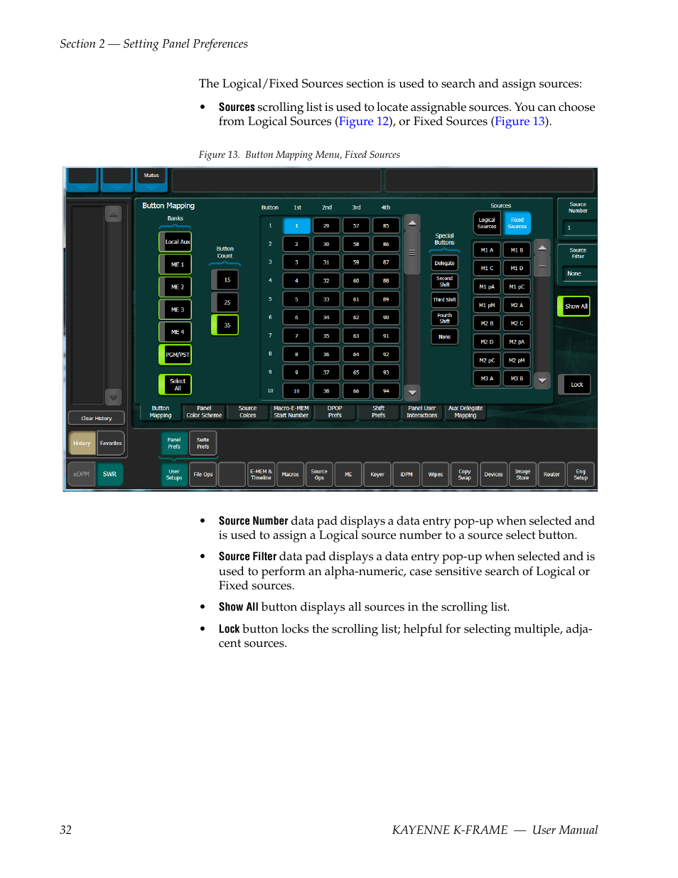 Grass Valley Kayenne K-Frame v.7.0 User Manual | Page 32 / 460