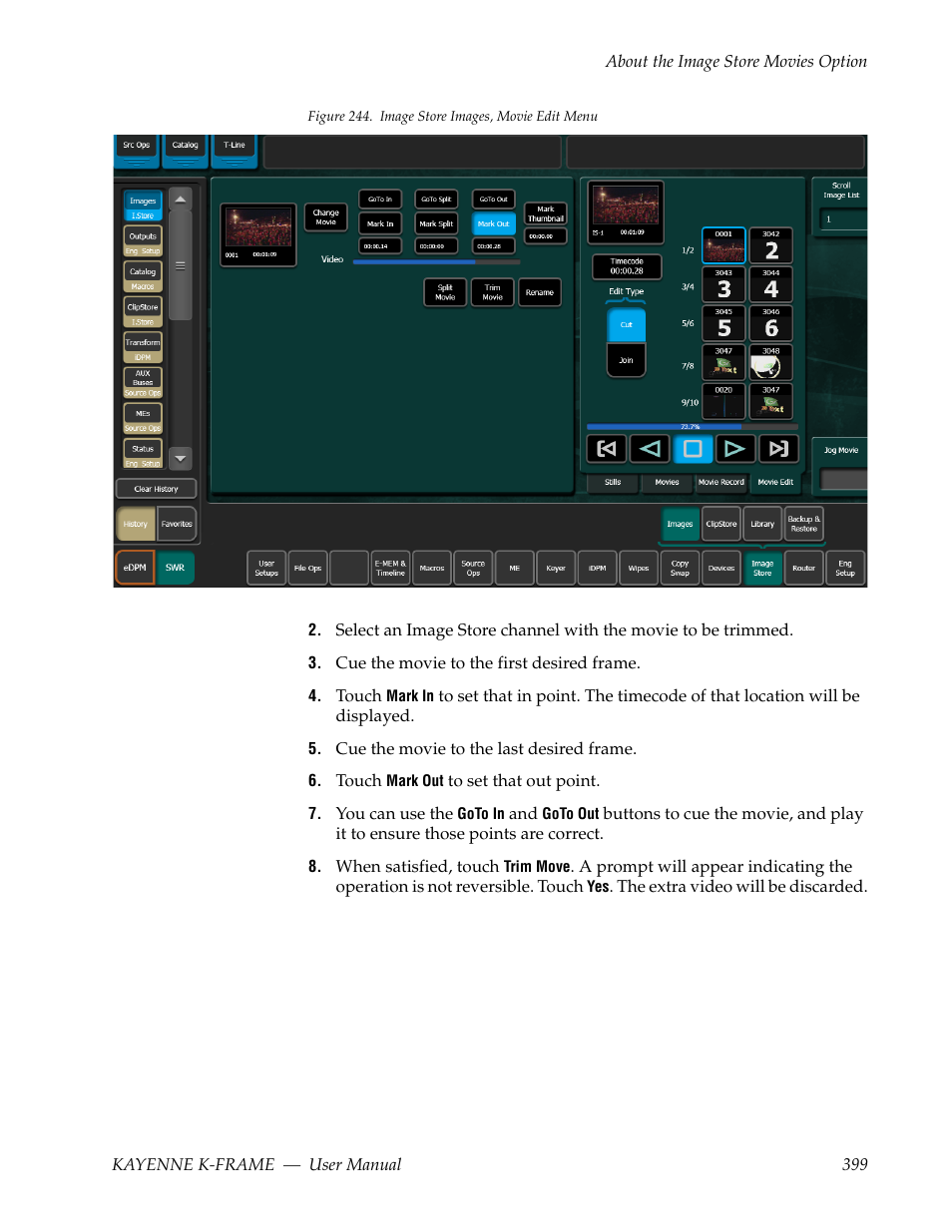 Grass Valley Kayenne K-Frame v.7.0 User Manual | Page 399 / 460