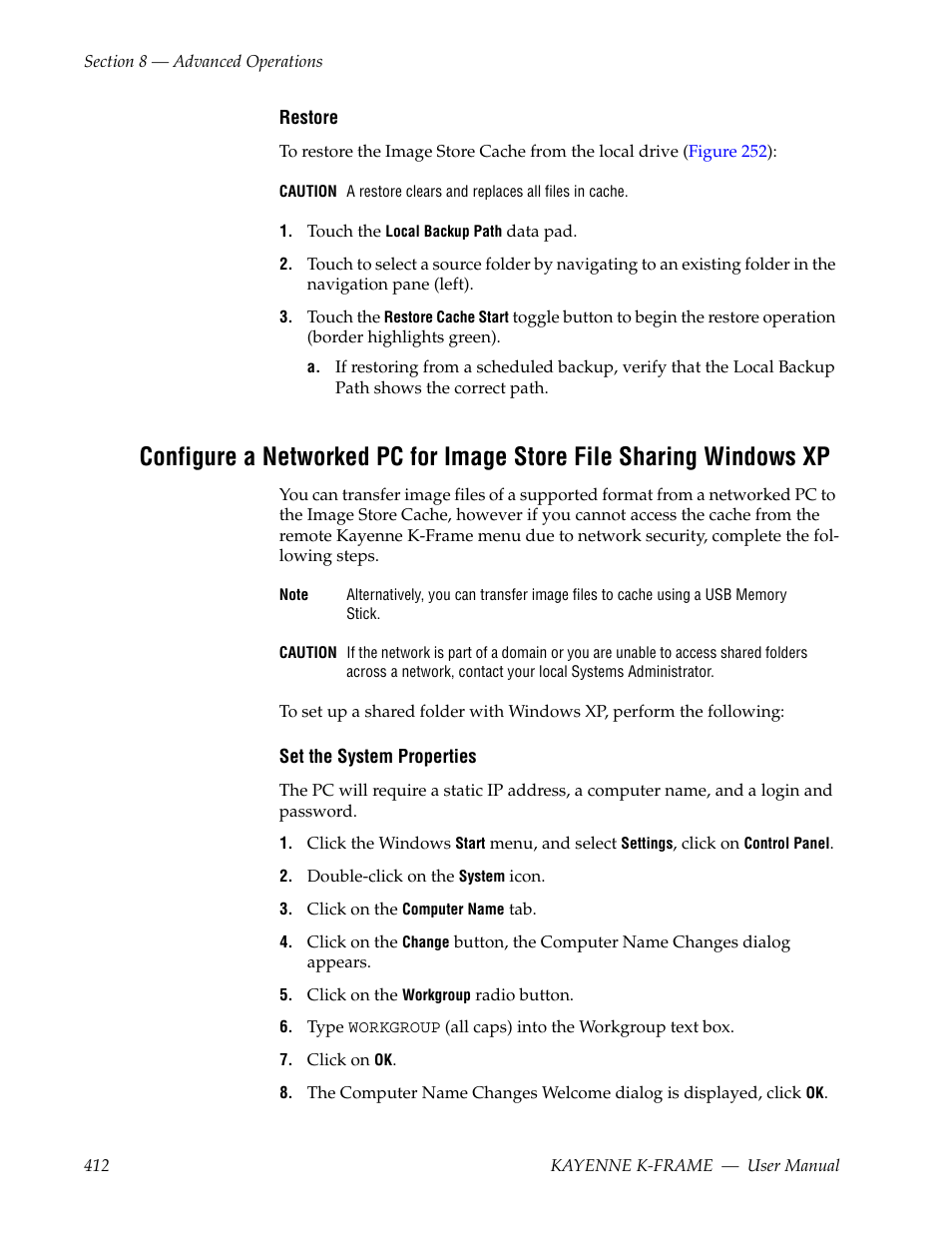 Grass Valley Kayenne K-Frame v.7.0 User Manual | Page 412 / 460