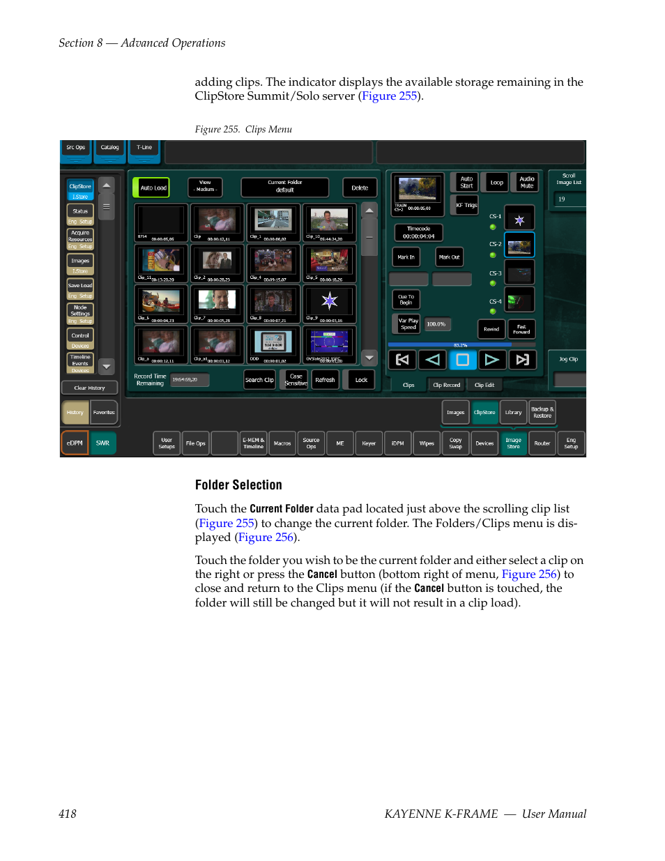 Grass Valley Kayenne K-Frame v.7.0 User Manual | Page 418 / 460