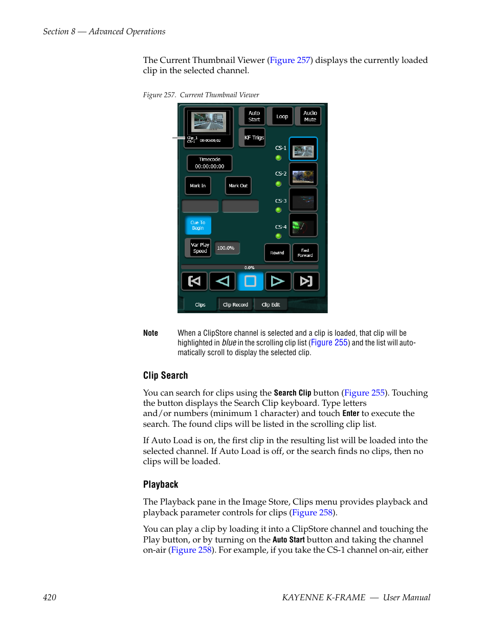 Grass Valley Kayenne K-Frame v.7.0 User Manual | Page 420 / 460