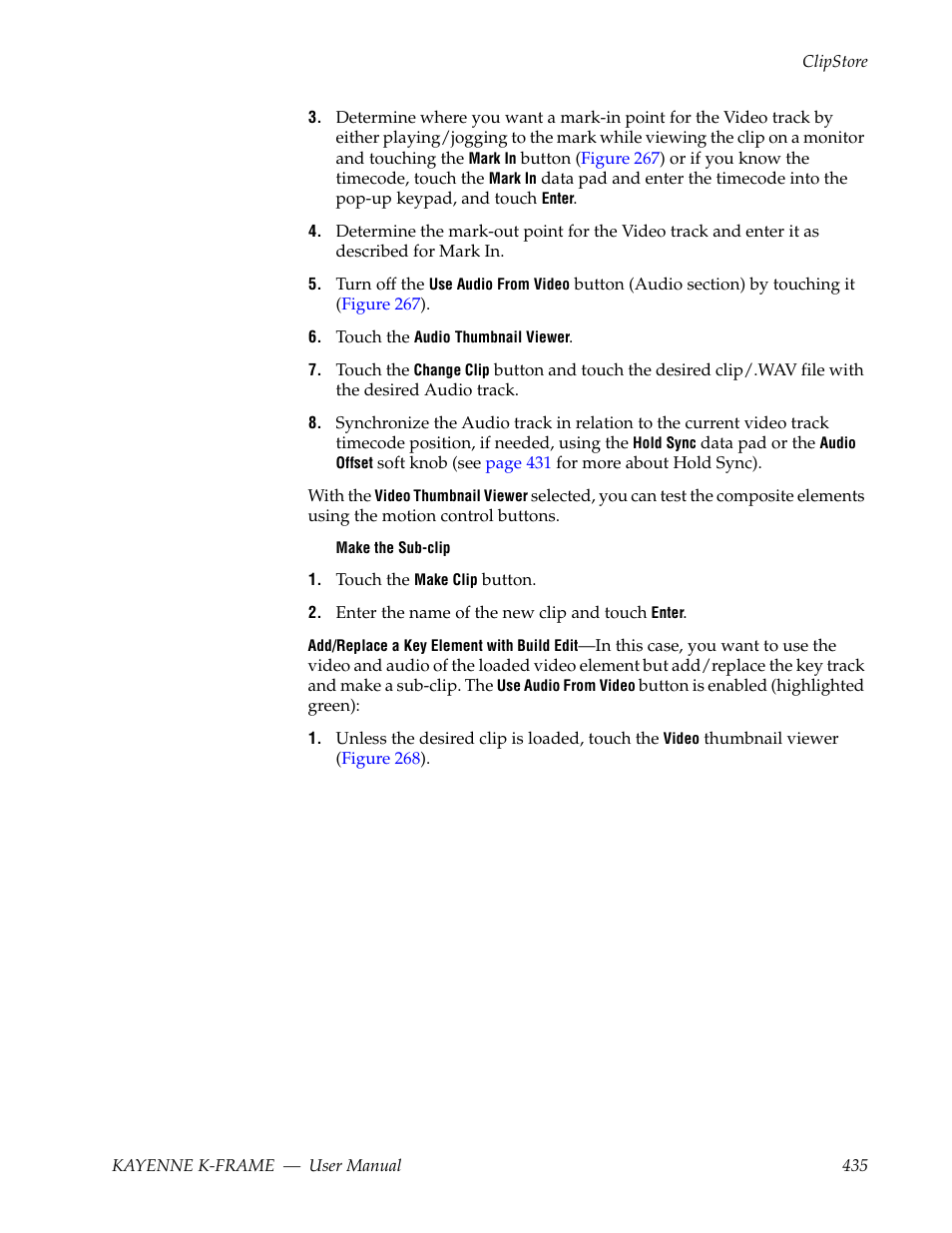 Grass Valley Kayenne K-Frame v.7.0 User Manual | Page 435 / 460