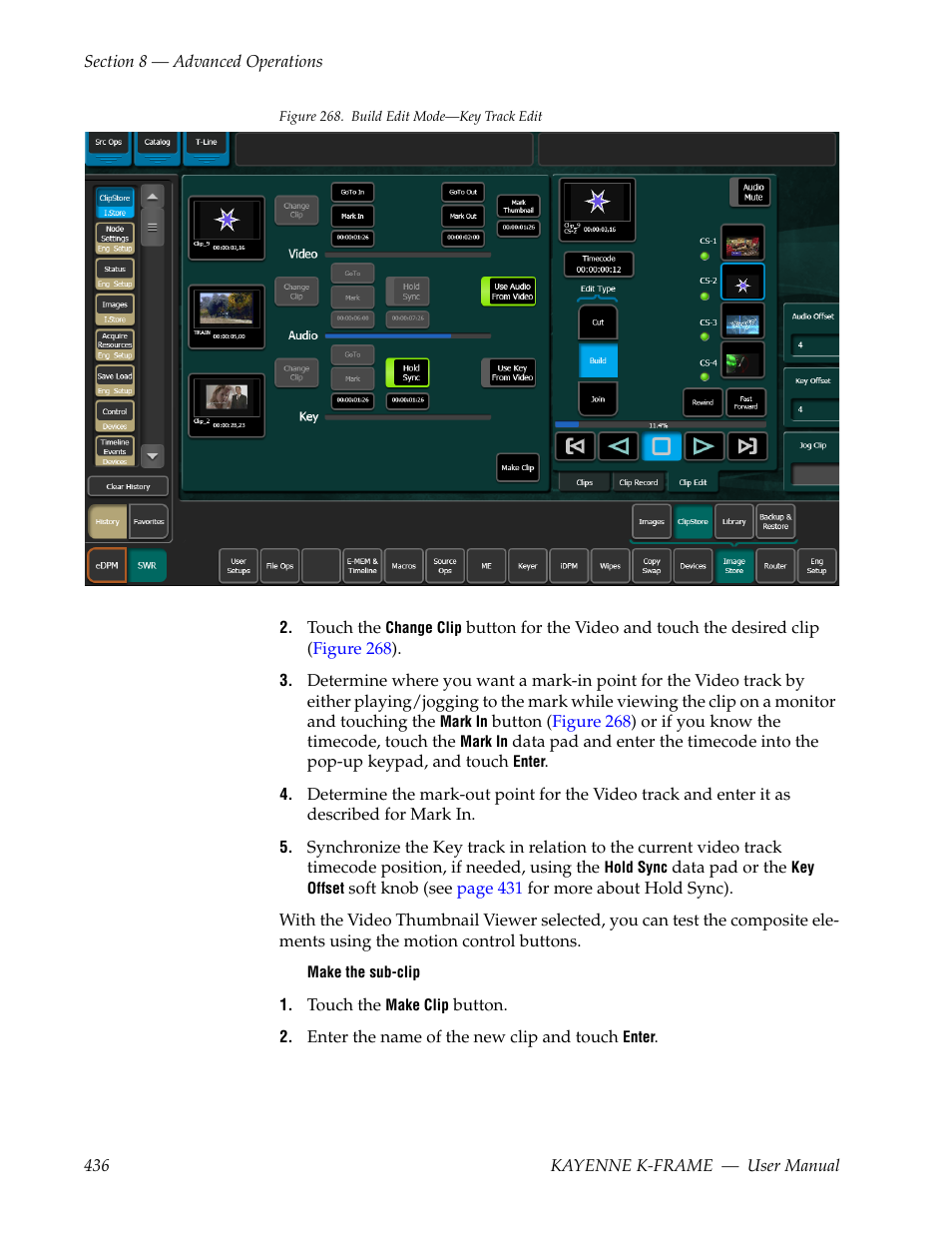 Figure 268 | Grass Valley Kayenne K-Frame v.7.0 User Manual | Page 436 / 460