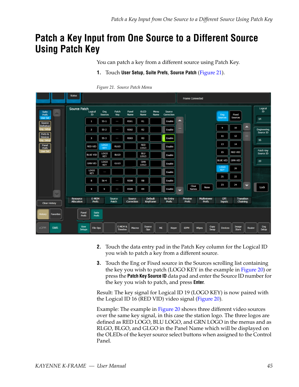 Grass Valley Kayenne K-Frame v.7.0 User Manual | Page 45 / 460