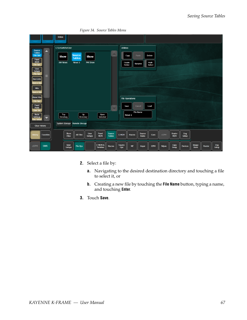 Grass Valley Kayenne K-Frame v.7.0 User Manual | Page 67 / 460