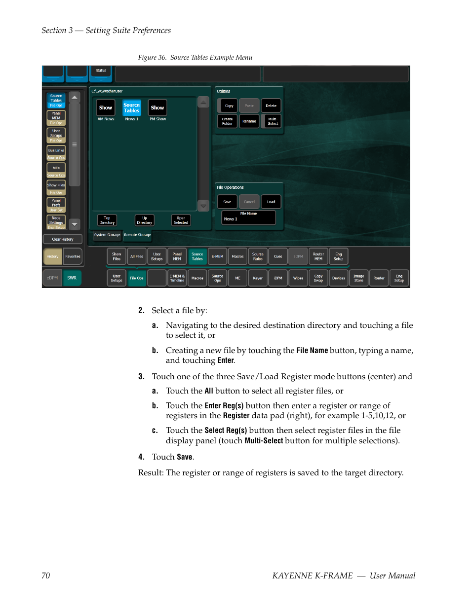 Grass Valley Kayenne K-Frame v.7.0 User Manual | Page 70 / 460