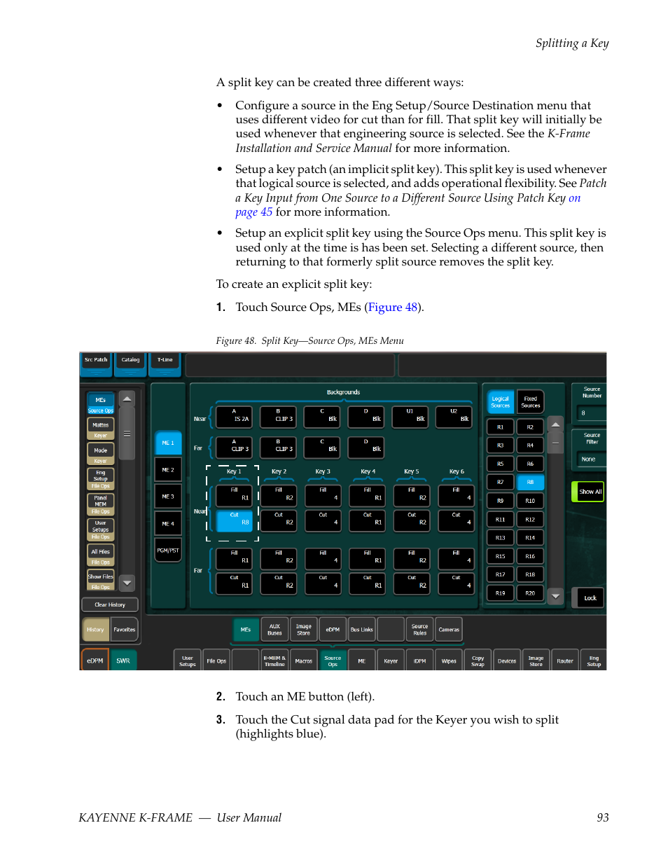 Grass Valley Kayenne K-Frame v.7.0 User Manual | Page 93 / 460