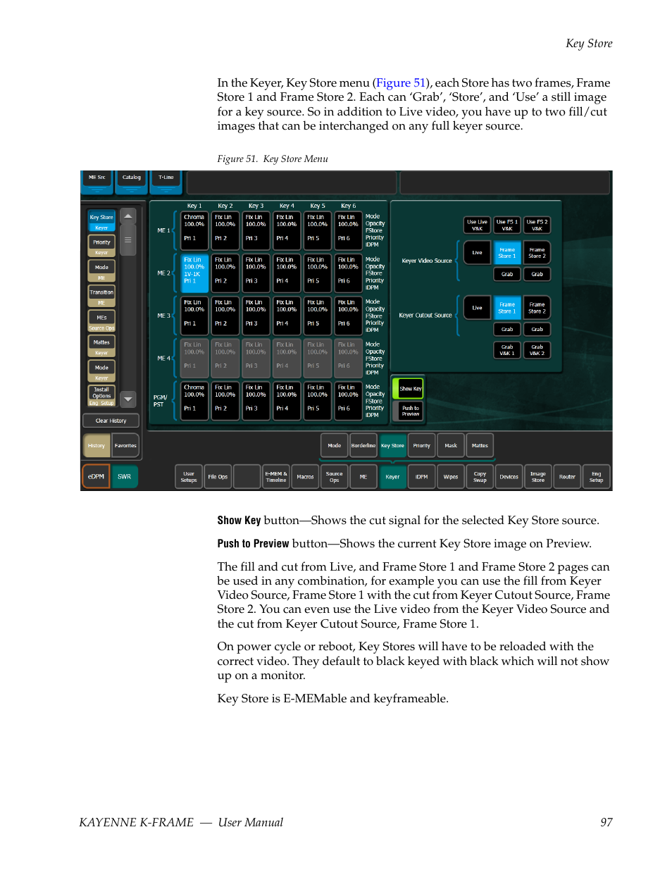 Grass Valley Kayenne K-Frame v.7.0 User Manual | Page 97 / 460
