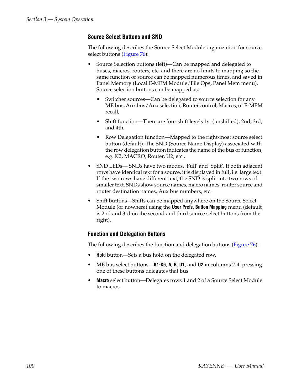 Grass Valley Kayenne v.3.0 User Manual | Page 100 / 480