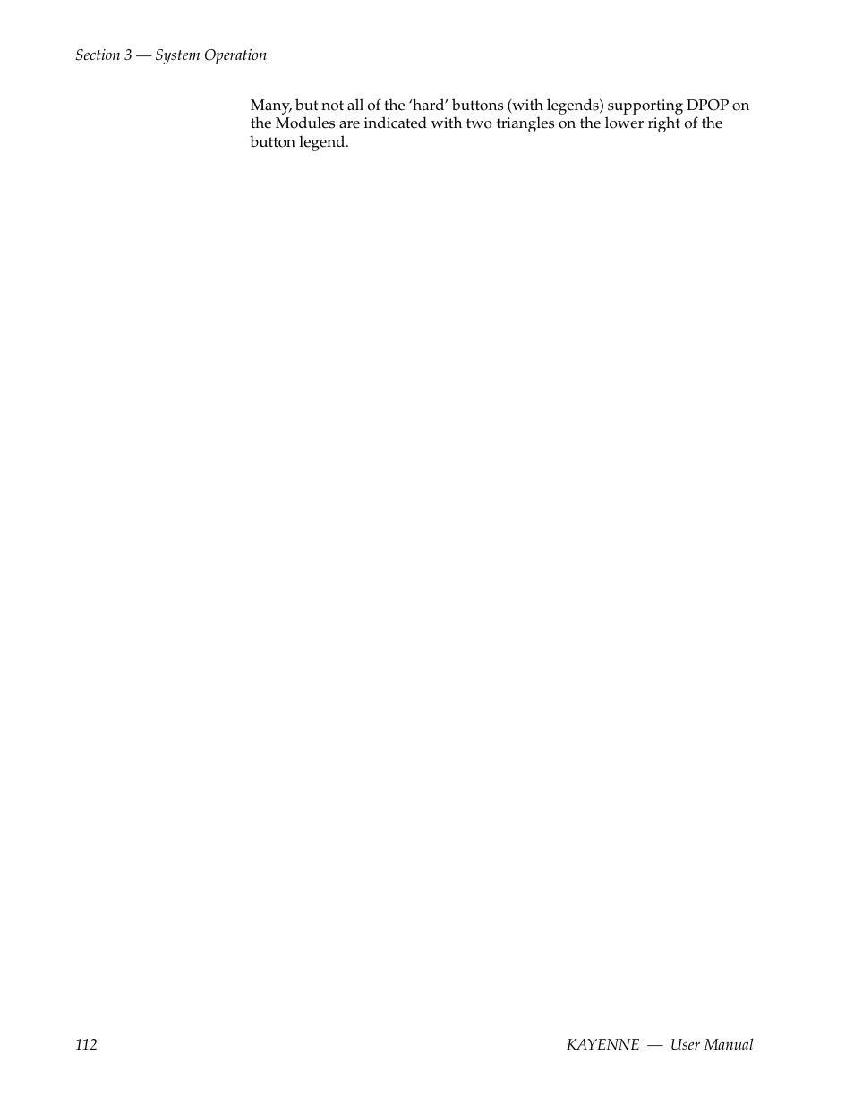 Grass Valley Kayenne v.3.0 User Manual | Page 112 / 480
