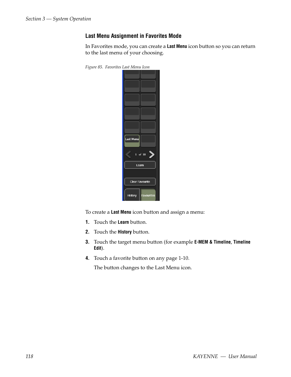 Grass Valley Kayenne v.3.0 User Manual | Page 118 / 480