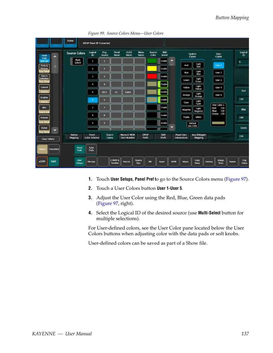 Grass Valley Kayenne v.3.0 User Manual | Page 137 / 480