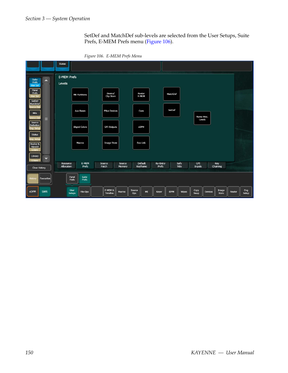 Grass Valley Kayenne v.3.0 User Manual | Page 150 / 480