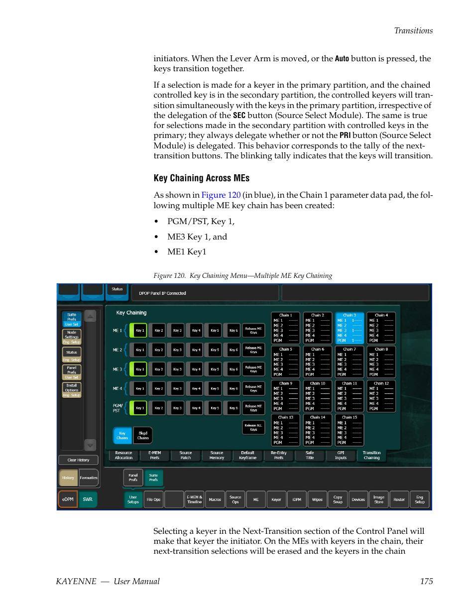 Grass Valley Kayenne v.3.0 User Manual | Page 175 / 480