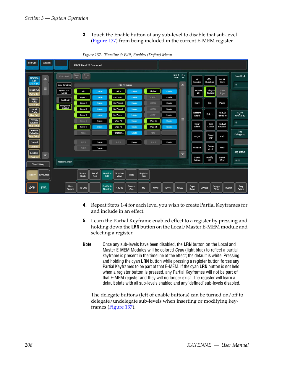 Grass Valley Kayenne v.3.0 User Manual | Page 208 / 480