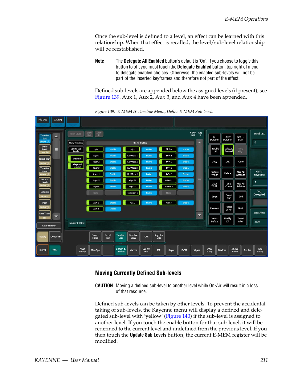 Grass Valley Kayenne v.3.0 User Manual | Page 211 / 480