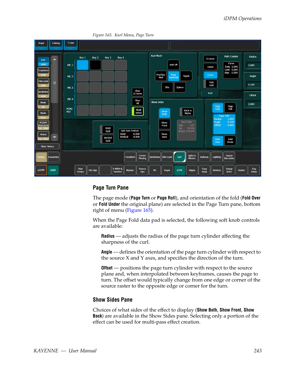 Figure 165 | Grass Valley Kayenne v.3.0 User Manual | Page 243 / 480