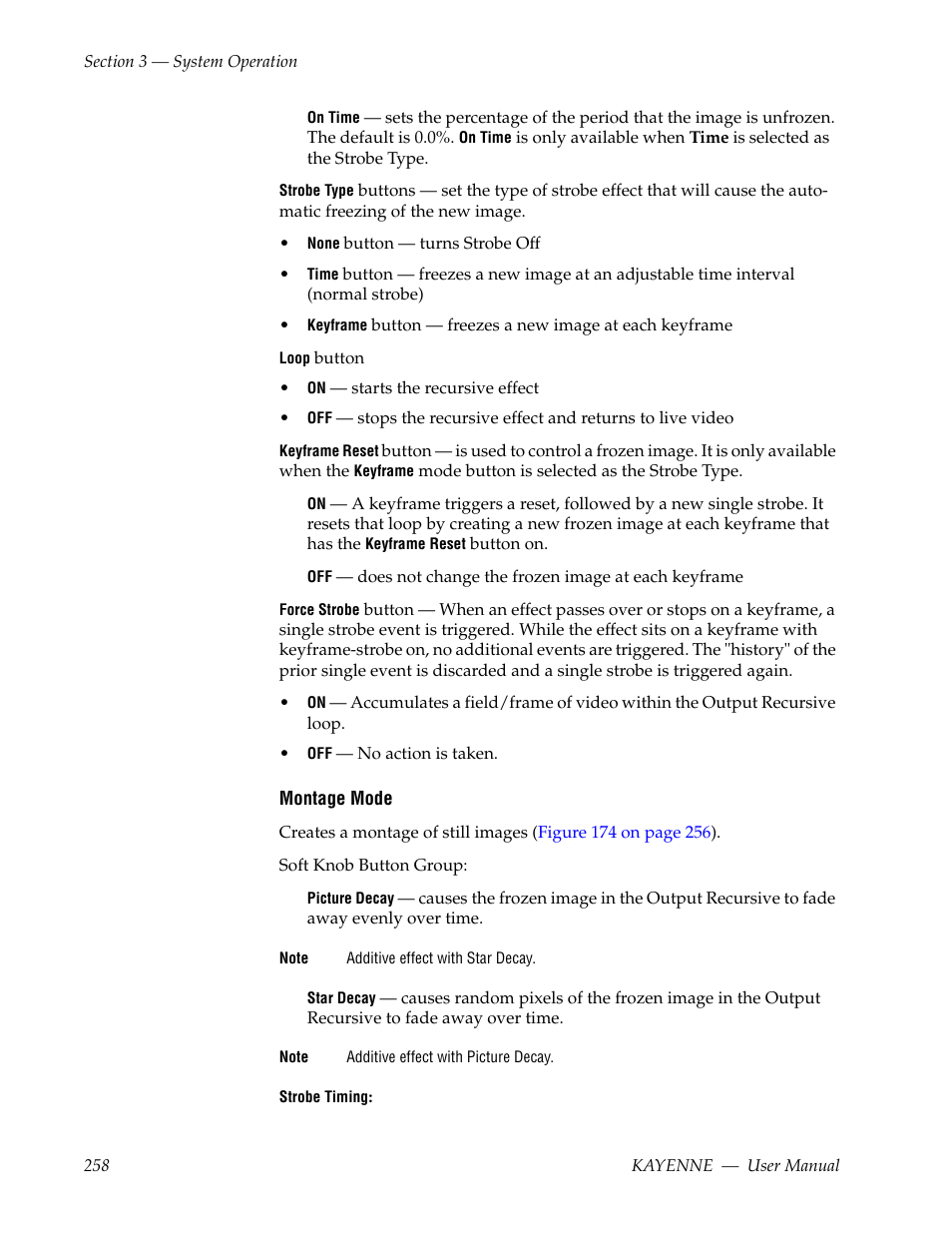 Grass Valley Kayenne v.3.0 User Manual | Page 258 / 480