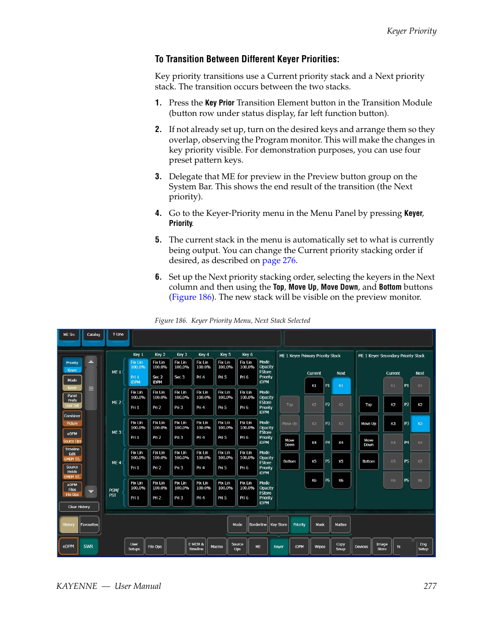 Grass Valley Kayenne v.3.0 User Manual | Page 277 / 480