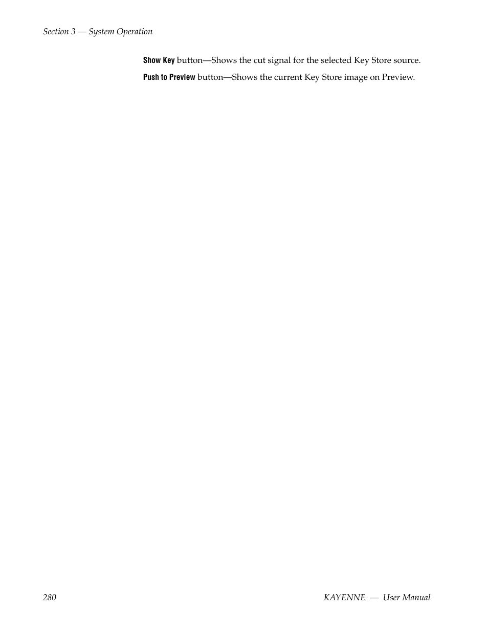 Grass Valley Kayenne v.3.0 User Manual | Page 280 / 480