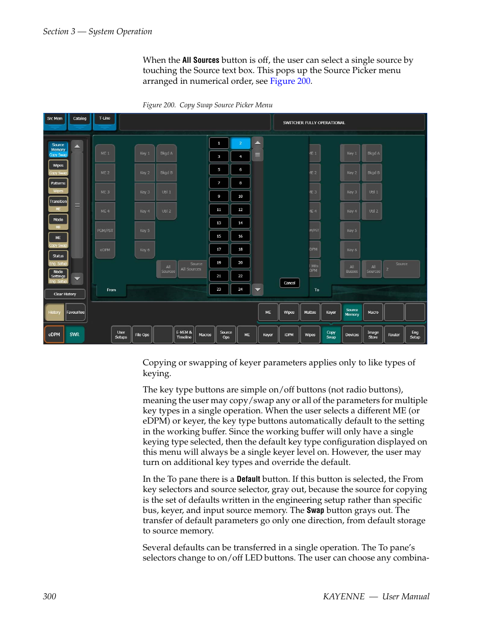 Grass Valley Kayenne v.3.0 User Manual | Page 300 / 480