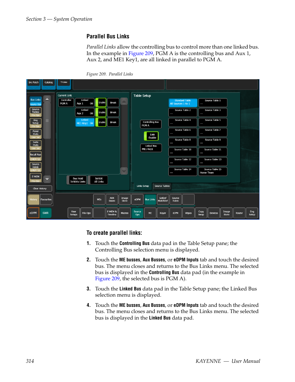 Grass Valley Kayenne v.3.0 User Manual | Page 314 / 480