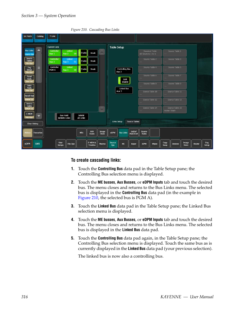 Ample in, Figure 210 | Grass Valley Kayenne v.3.0 User Manual | Page 316 / 480