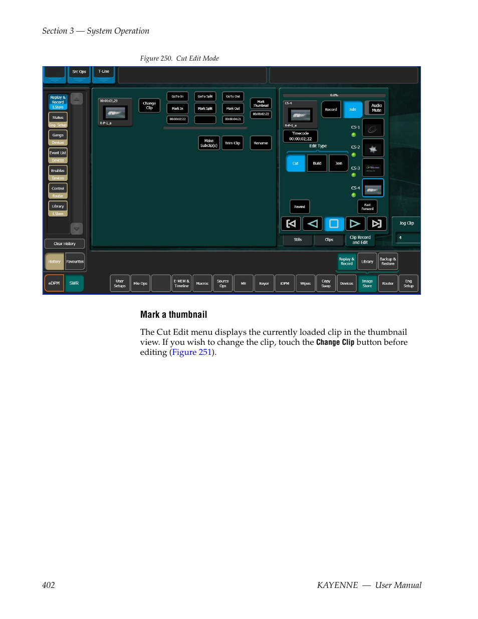 Grass Valley Kayenne v.3.0 User Manual | Page 402 / 480
