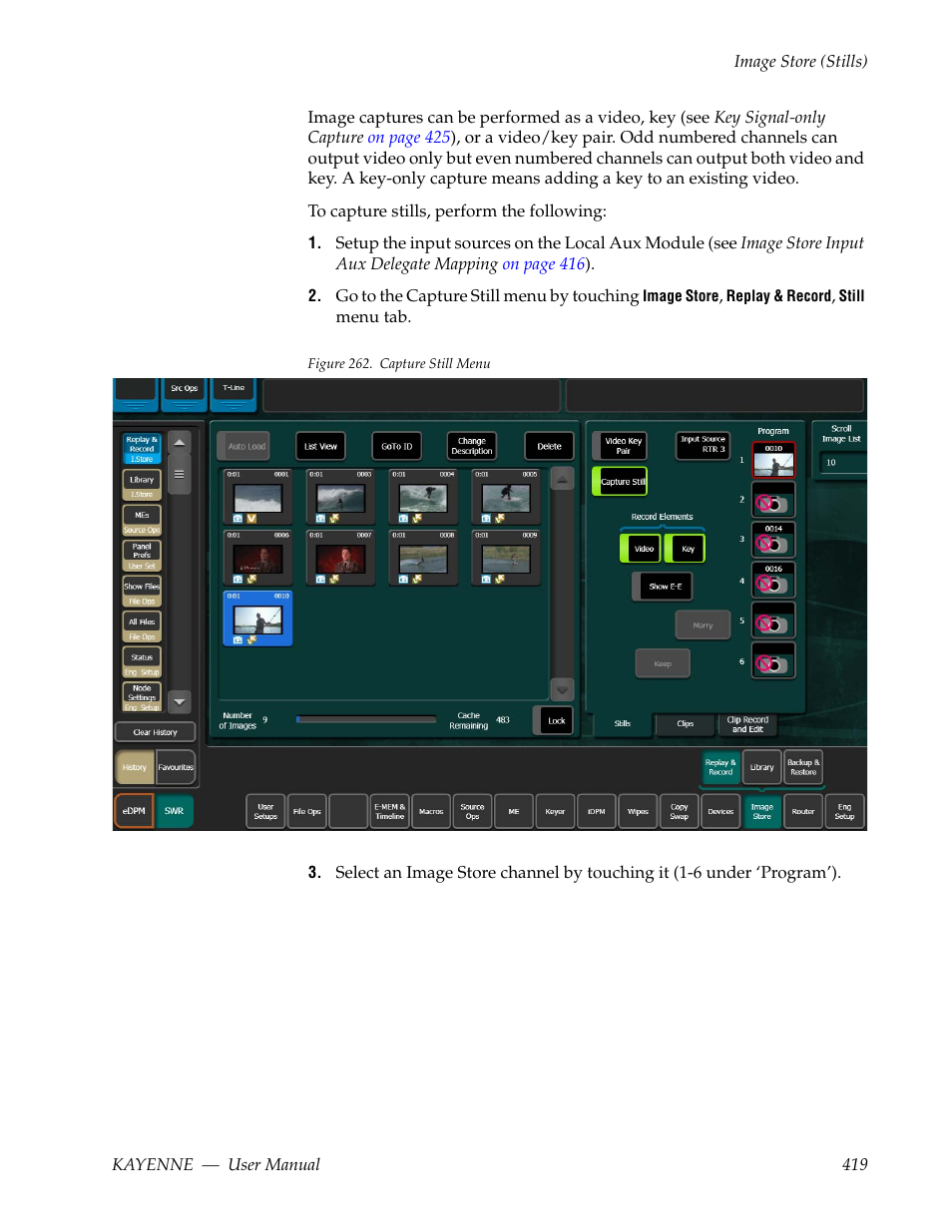 Grass Valley Kayenne v.3.0 User Manual | Page 419 / 480