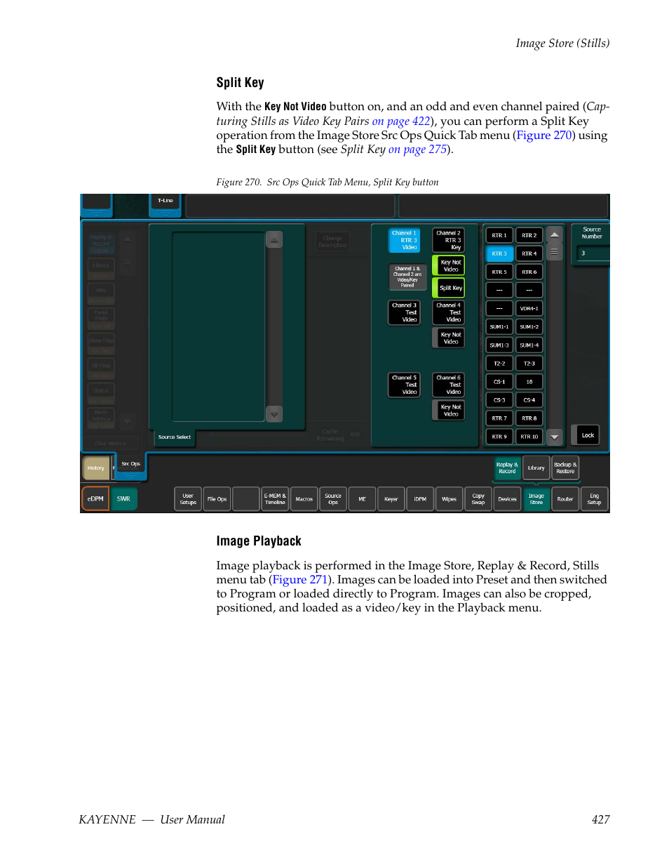 Grass Valley Kayenne v.3.0 User Manual | Page 427 / 480