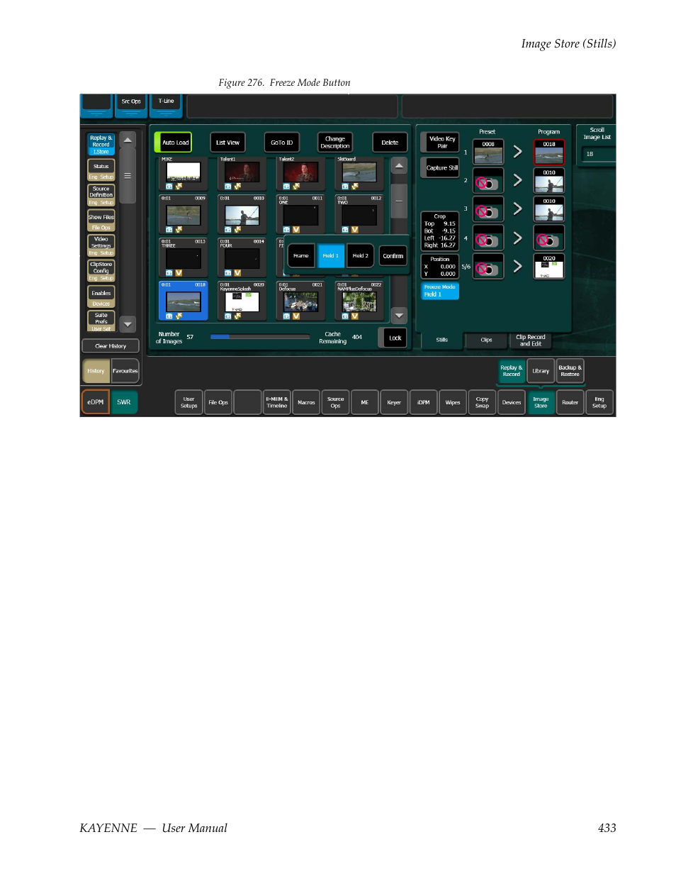 Figure 276 | Grass Valley Kayenne v.3.0 User Manual | Page 433 / 480