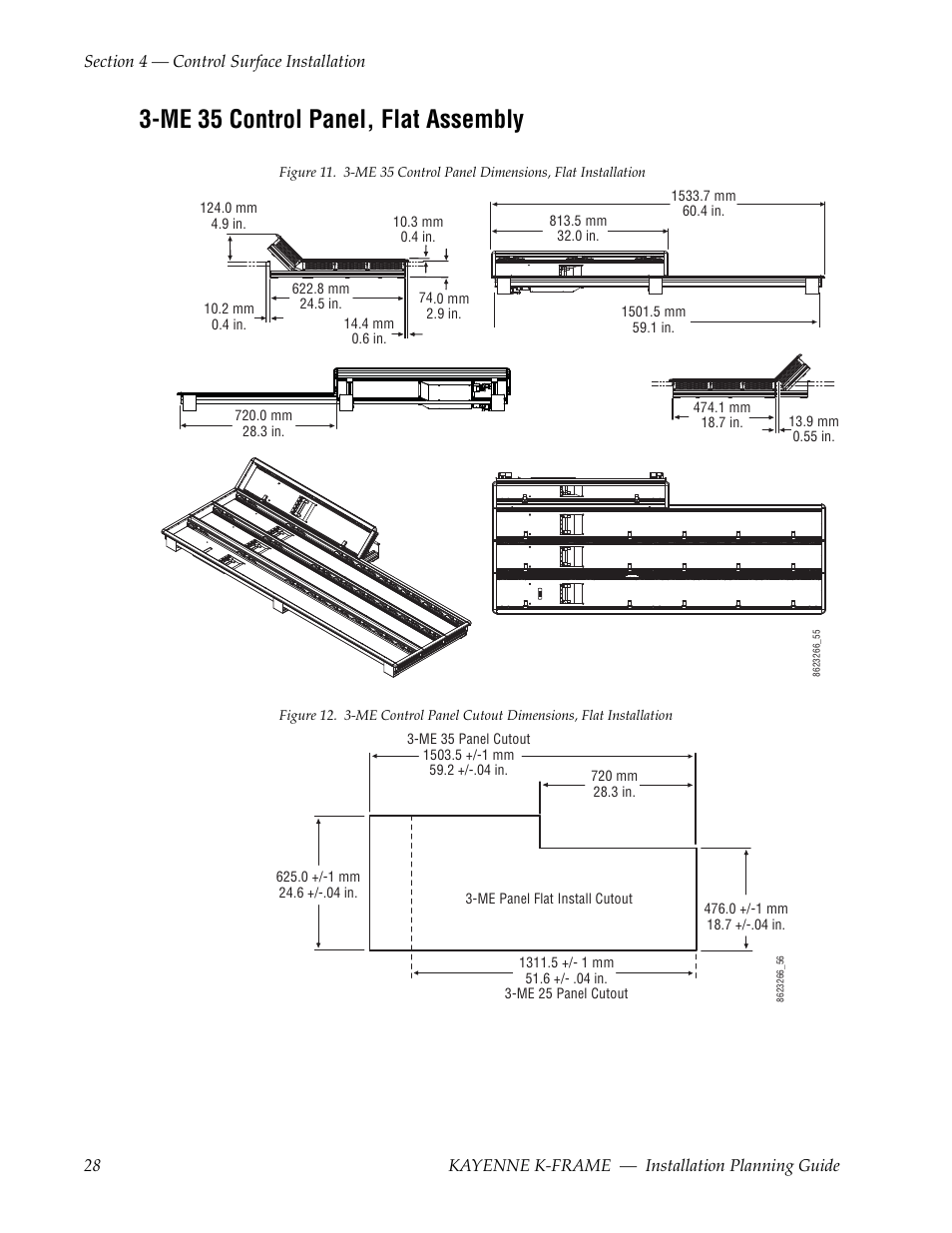 Me 35 control panel, flat assembly | Grass Valley Kayenne K-Frame Installation Planning Guide Dec 03 2014 User Manual | Page 28 / 52