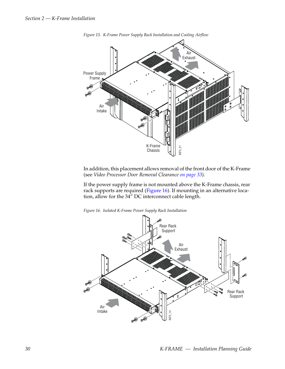 Grass Valley K-Frame Installation Planning Guide Jul 07 2014 User Manual | Page 30 / 56
