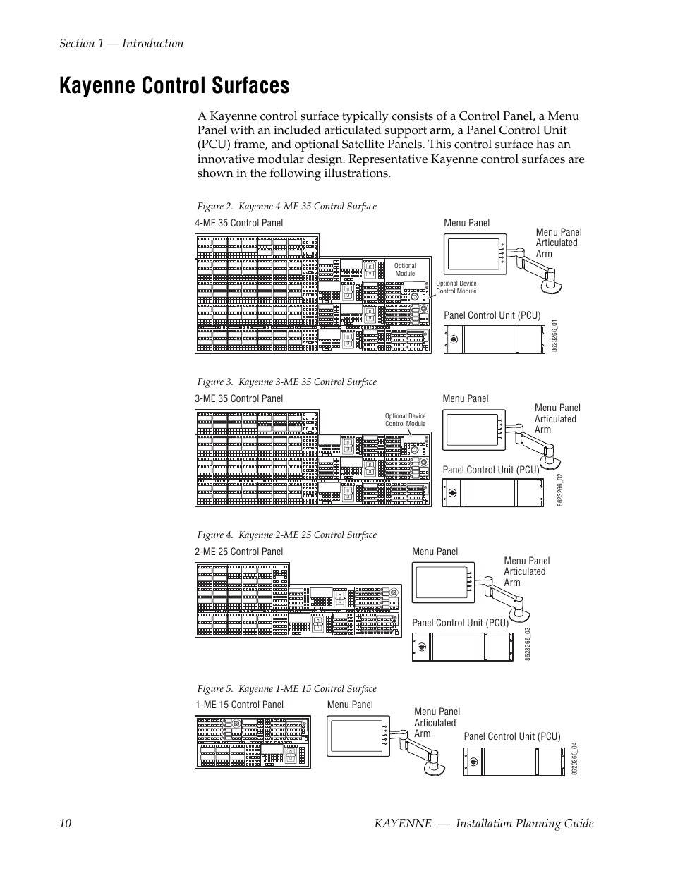 Kayenne control surfaces | Grass Valley Kayenne Installation Planning Guide Aug 30 2011 User Manual | Page 10 / 78