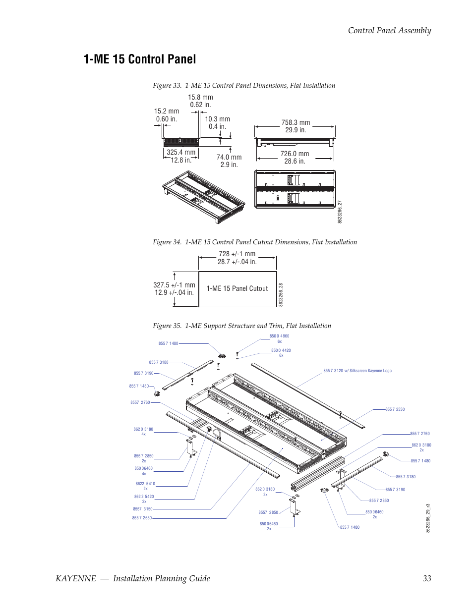 Me 15 control panel | Grass Valley Kayenne Installation Planning Guide Aug 30 2011 User Manual | Page 33 / 78