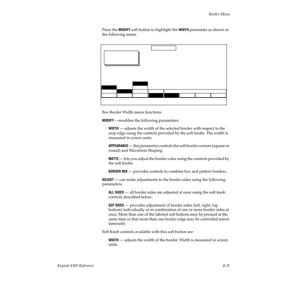 Grass Valley 4300 Krystal Reference Manual v.3.1 User Manual | Page 157 / 334