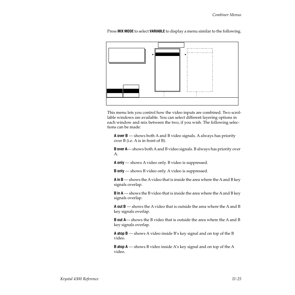 Grass Valley 4300 Krystal Reference Manual v.3.1 User Manual | Page 261 / 334