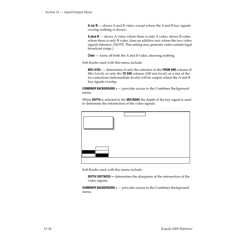 Grass Valley 4300 Krystal Reference Manual v.3.1 User Manual | Page 262 / 334