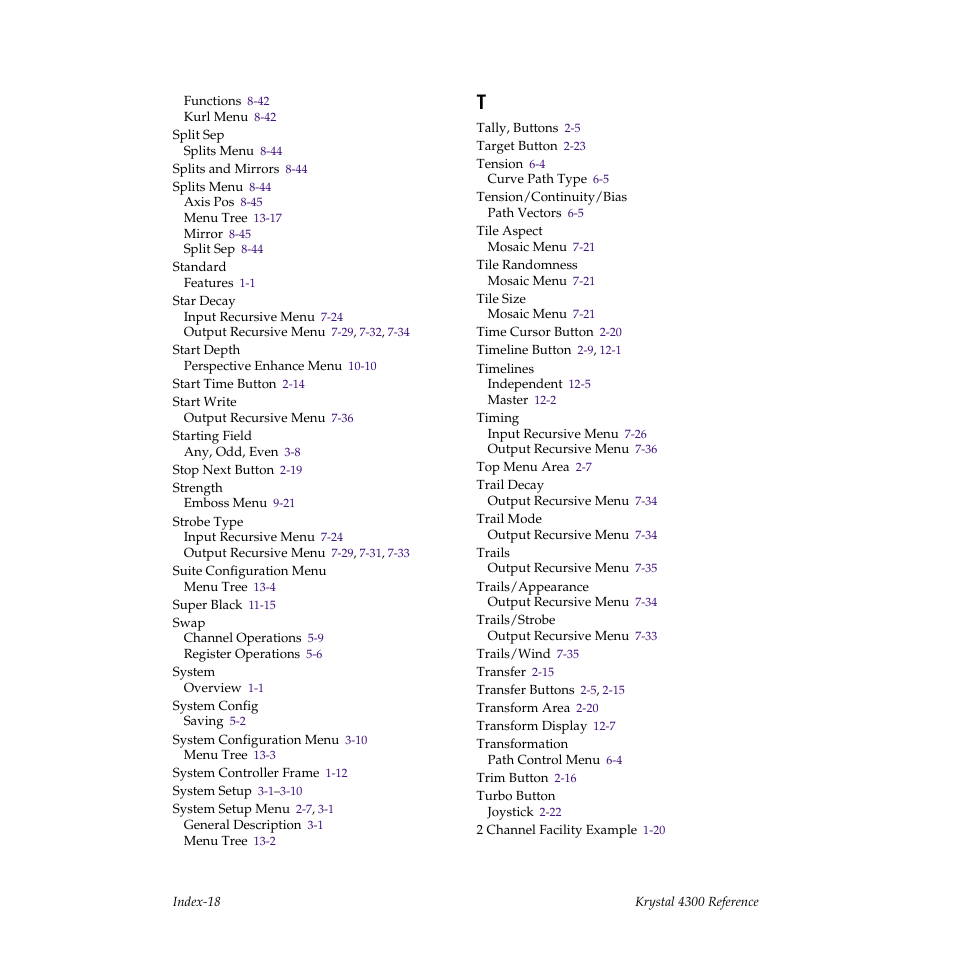 Grass Valley 4300 Krystal Reference Manual v.3.1 User Manual | Page 332 / 334
