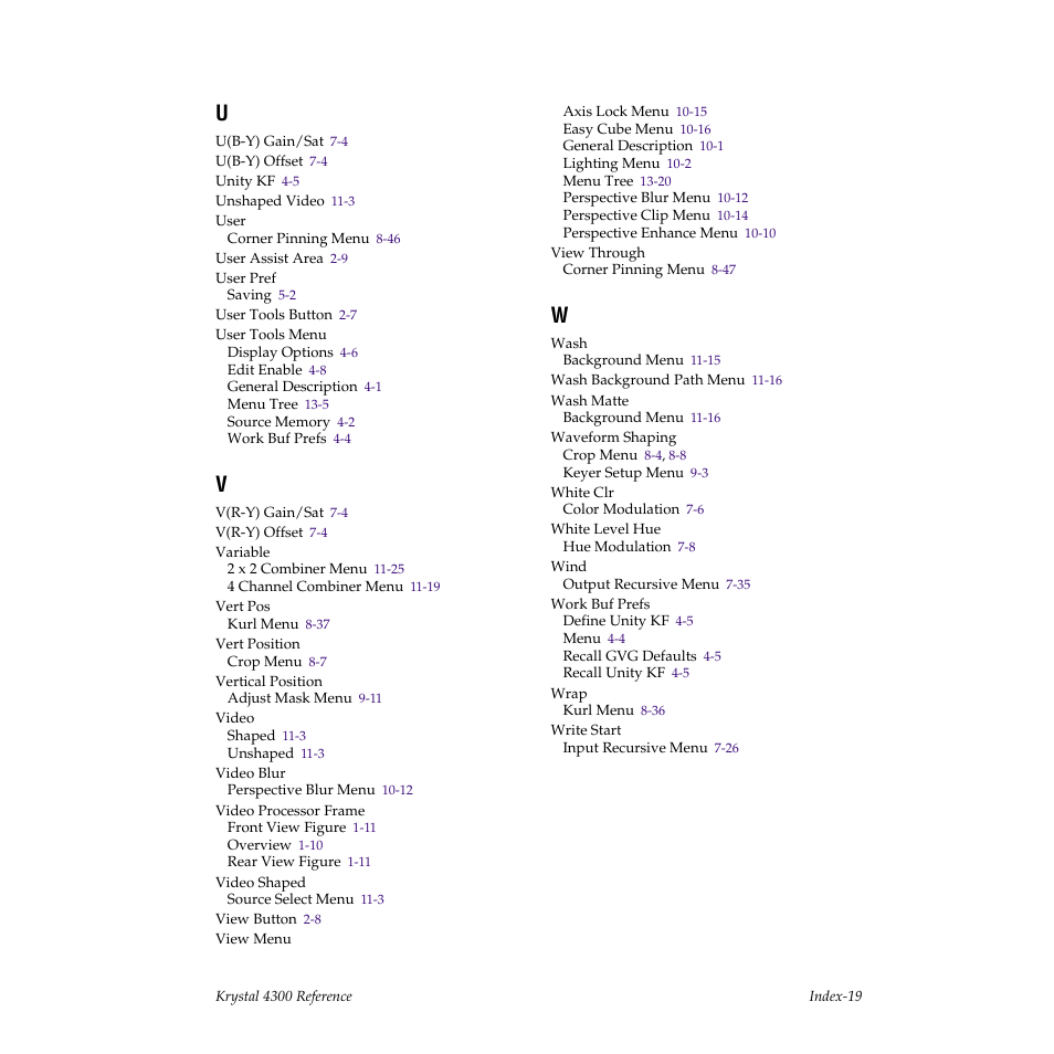 Grass Valley 4300 Krystal Reference Manual v.3.1 User Manual | Page 333 / 334