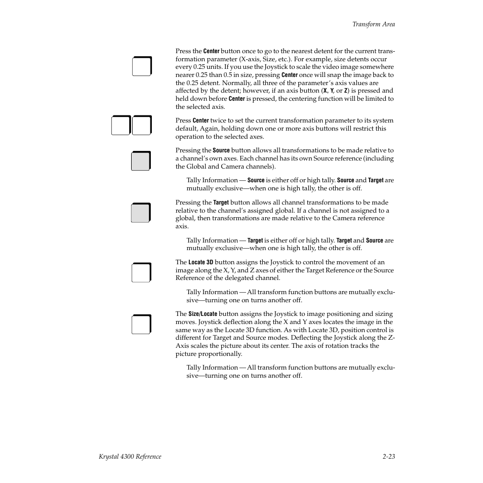 Grass Valley 4300 Krystal Reference Manual v.3.1 User Manual | Page 59 / 334