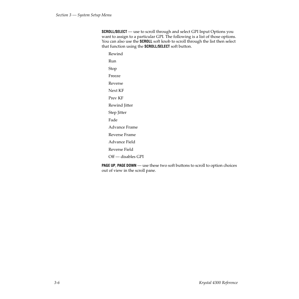 Grass Valley 4300 Krystal Reference Manual v.3.1 User Manual | Page 68 / 334