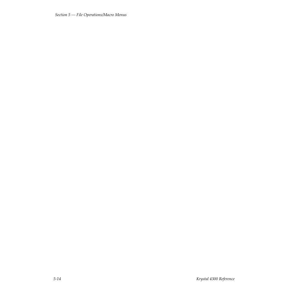 Grass Valley 4300 Krystal Reference Manual v.3.1 User Manual | Page 94 / 334
