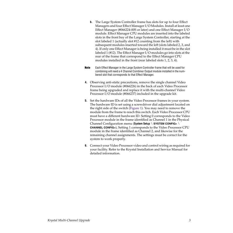 Grass Valley Krystal Multi-Channel User Manual | Page 5 / 7
