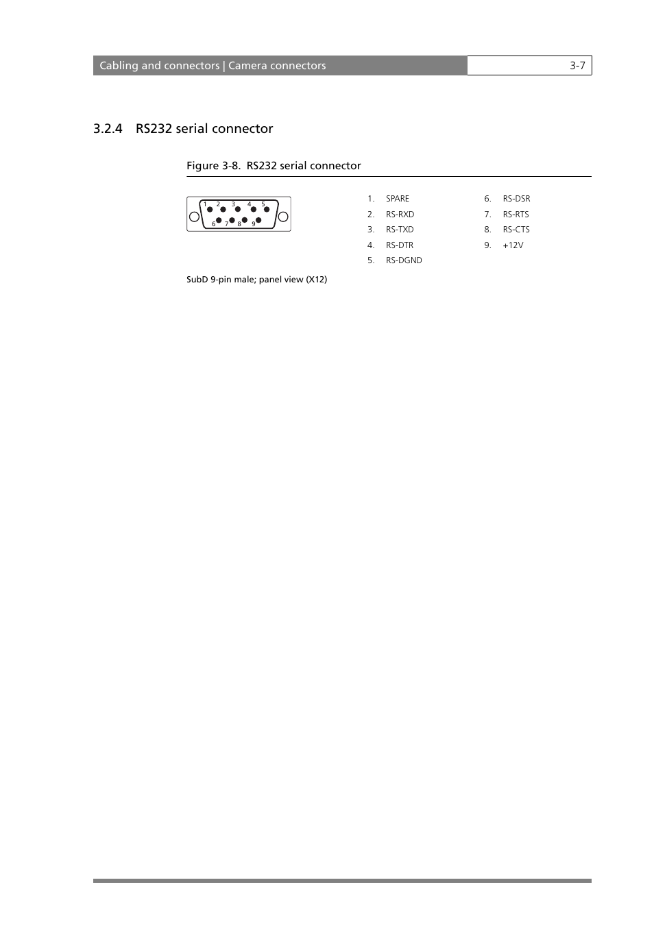 4 rs232 serial connector | Grass Valley LDK 500 User Manual | Page 32 / 81