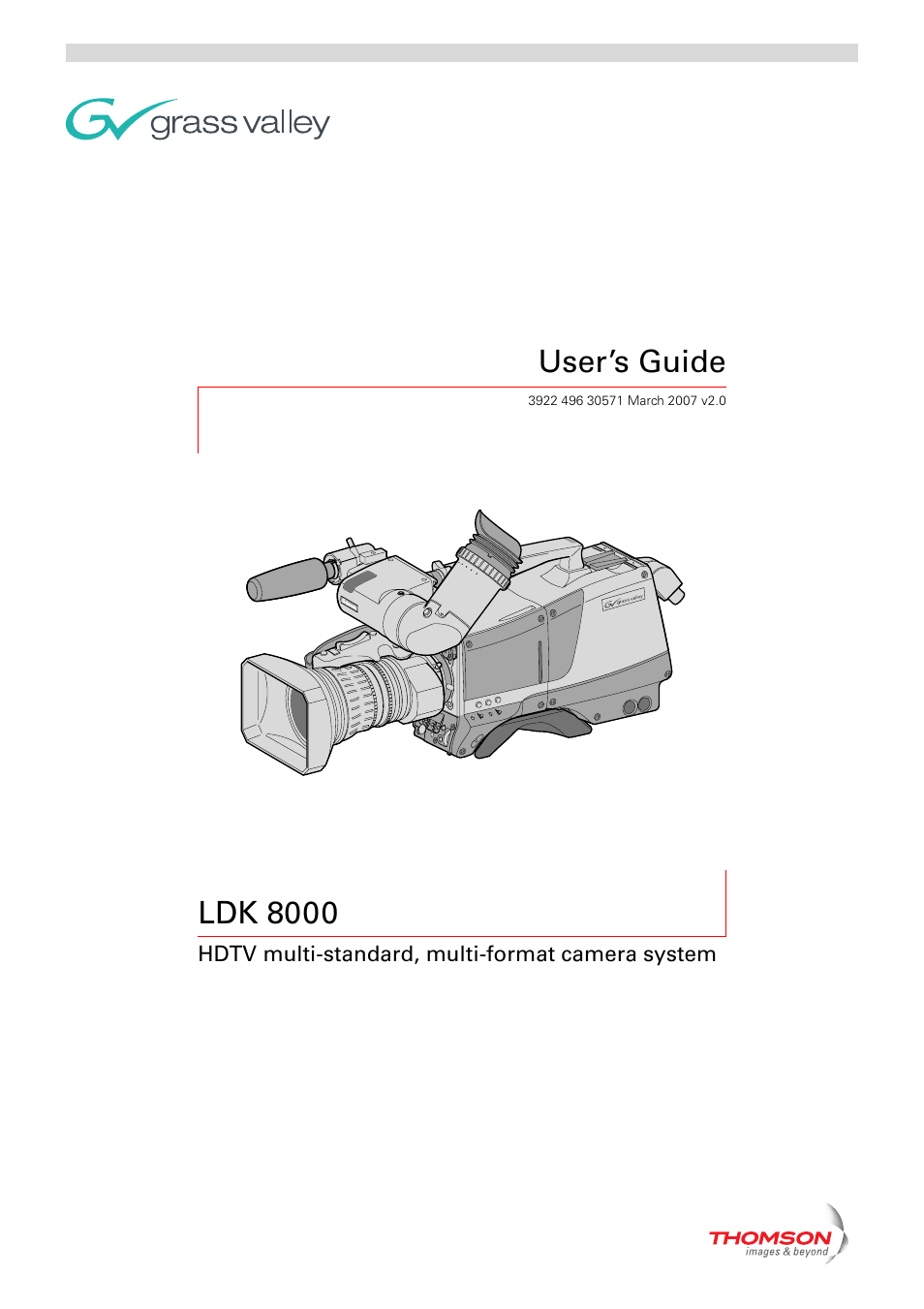Grass Valley LDK 8000 v.2.0 User Manual | 110 pages