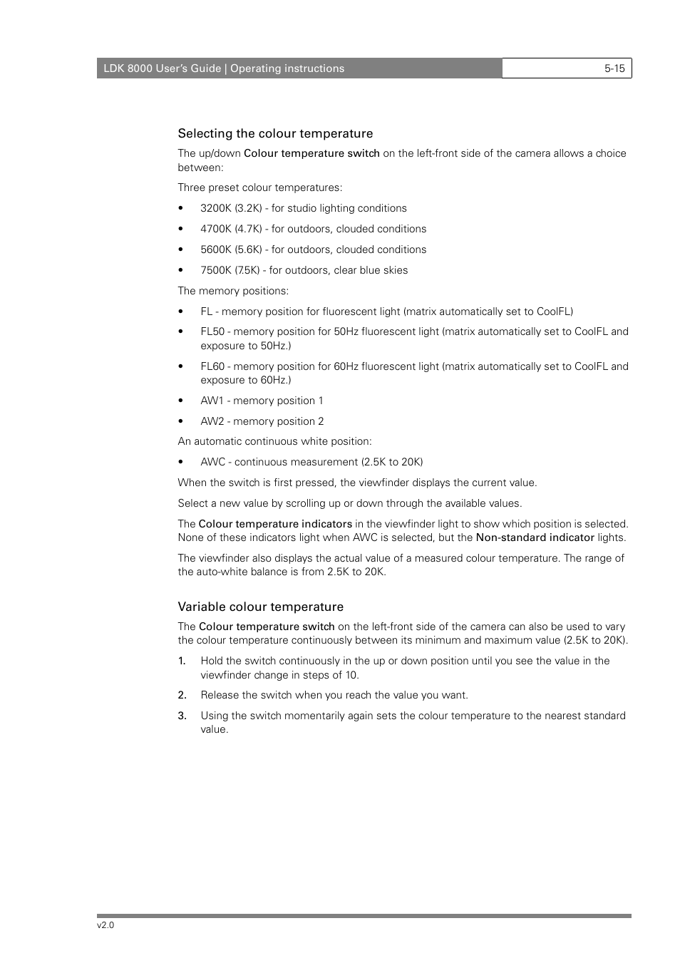 Grass Valley LDK 8000 v.2.0 User Manual | Page 55 / 110