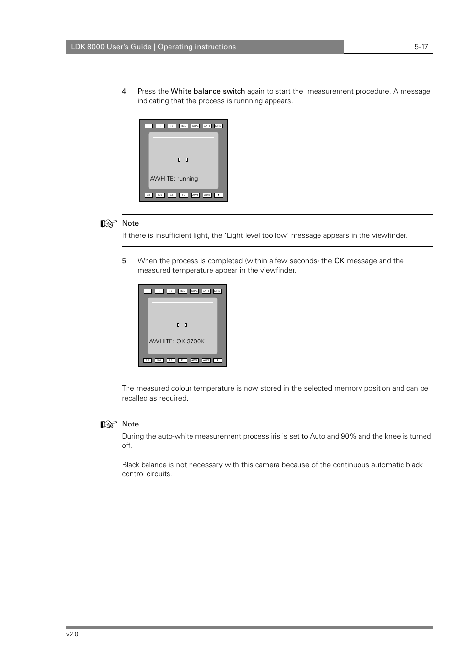 Grass Valley LDK 8000 v.2.0 User Manual | Page 57 / 110