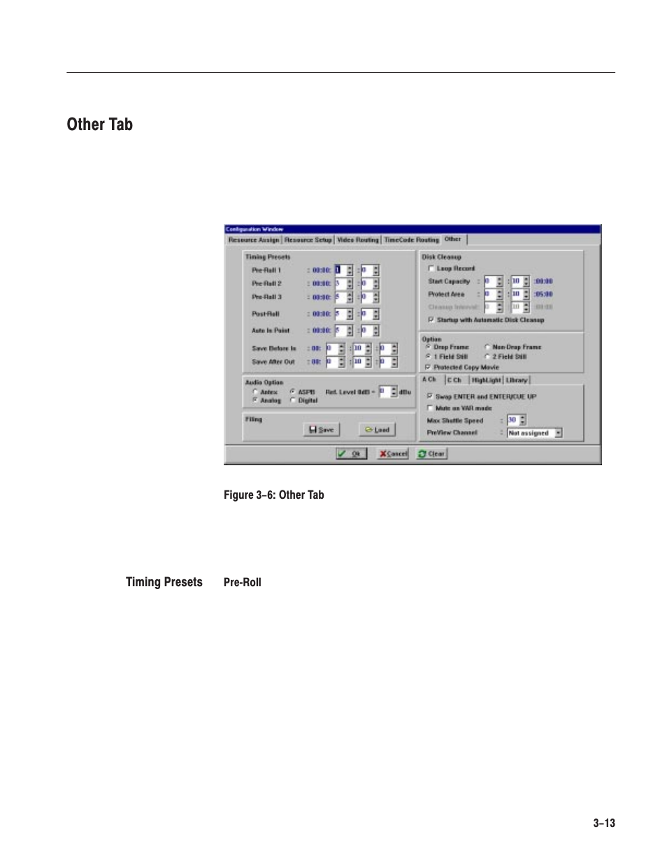 Other tab | Grass Valley LVS 100 v.3.15 User Manual | Page 103 / 370
